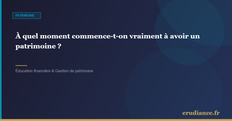 À quel moment commence t on vraiment à avoir un pa