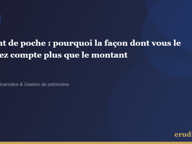 Argent de poche : pourquoi la façon dont vous le donnez compte plus que le montant